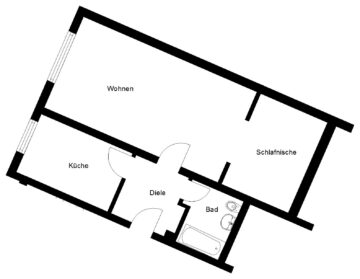 schöne Wohnung in Elberfeld mit Wohnberechtigungsschein, 42113 Wuppertal, Etagenwohnung