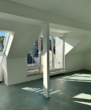 Wohnzimmer - schöne 3-Zimmer-Wohnung im Dachgeschoss mit B-Schein