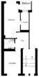 017_005 - schöne 2-Zimmer-Wohnung mit Balkon in der Nähe der Hardt